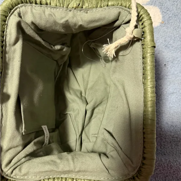 Green Woven Clutch - Image 2