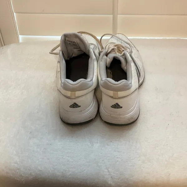 Adidas White and Black Athletic Shoes - Image 3