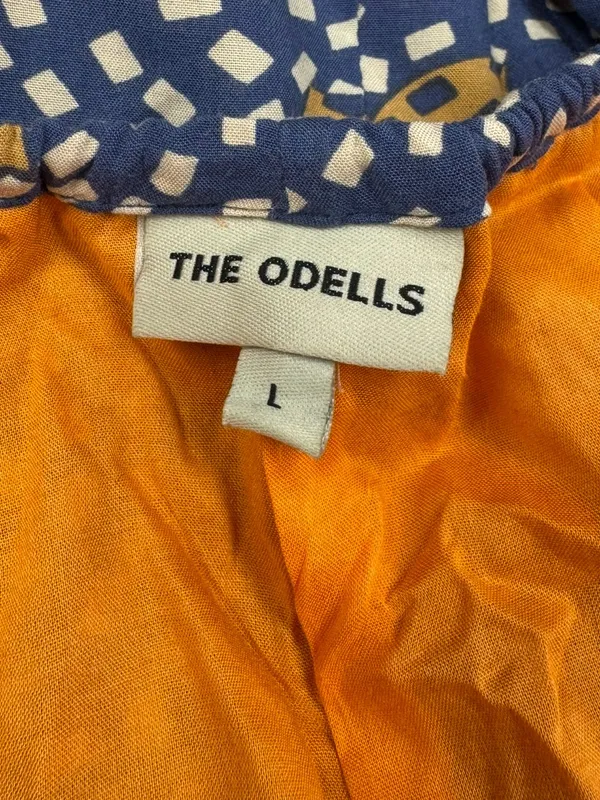The Odells Orange Blue Abstract Tank Top Women’s Large - Image 3