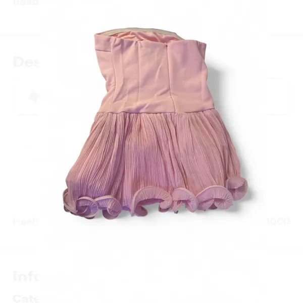 Hello Molly  one martini strapless romper pink medium NWT - Image 4