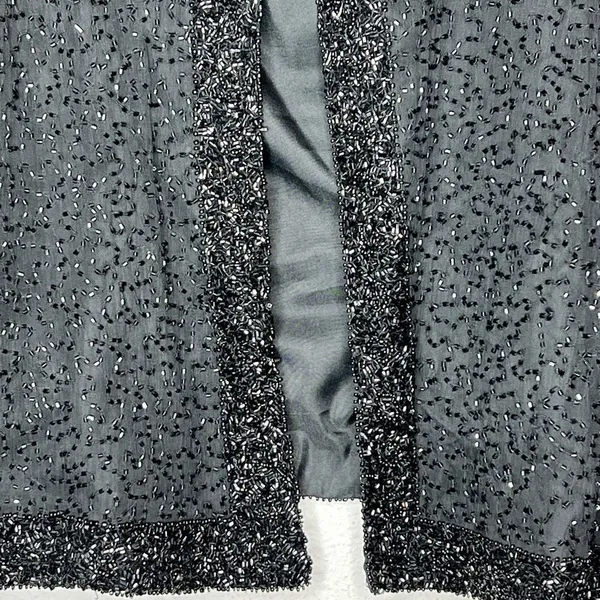 Vintage Stenay Black‎ Beaded Jacket Black - Image 4