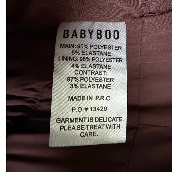NEW Babyboo Maliyah Maxi Dress in Plum Brown Size Small - Image 11