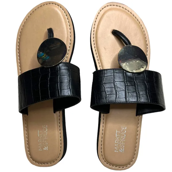 Market & Spruce (7.5) Havanna Textured Flip Flop Thong Sandal - Stitch Fix - Image 9