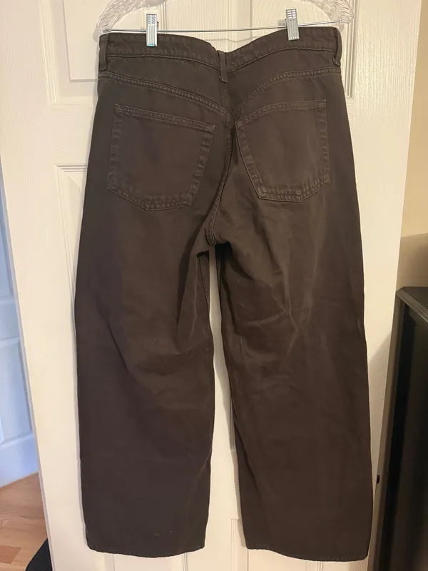 H&M Brown Jeans Wide-Leg - Image 2