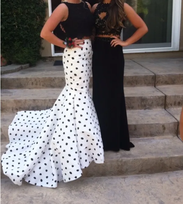 Sherri Hill Prom Two-Piece Dress Black - Image 4