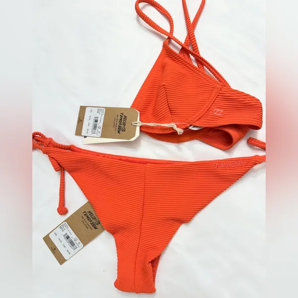NWT Billabong Bikini Set - Coral Craze - XS/M - Image 9