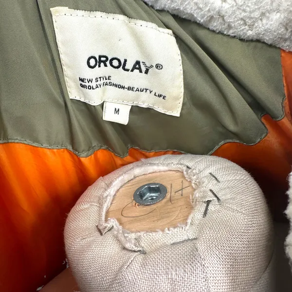 Orolay Thickened Down Jacket 092 Universe Peat Moss Green Size‎ Medium - Image 10