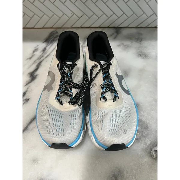 On Cloudstratus Women’s Running Shoes Size 9.5 White Blue Teal Lightweight - Image 6
