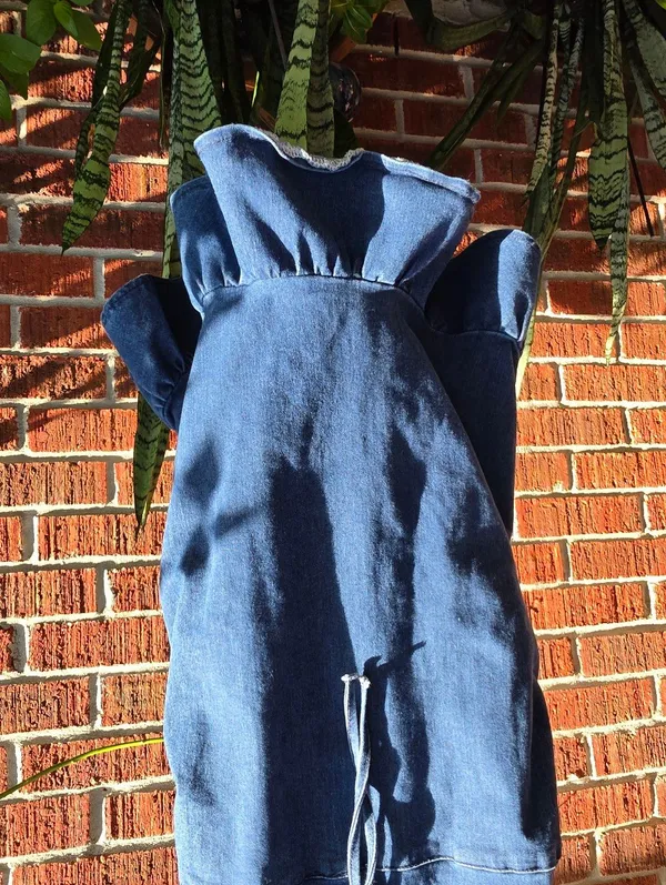 Denim Minidress Large - Image 9