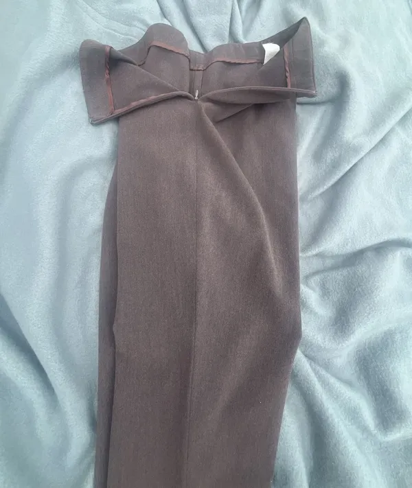 Lauren Ralph Lauren Petite Brown Pull-On Stretch Pants Size 8P - Image 8