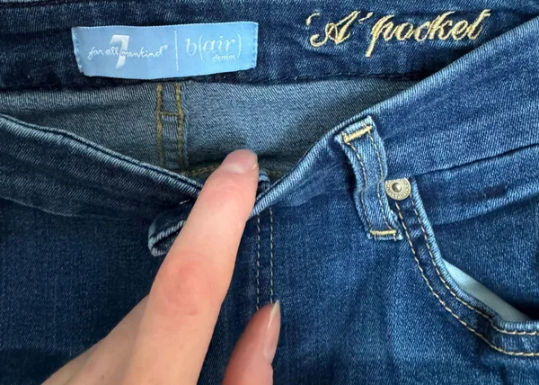 7 For All Mankind A Pocket Bair Jeans - Image 3