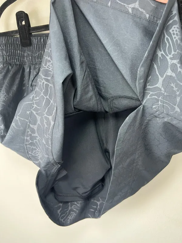 Orvis Travel Skort Skirt Black Rose Embossed Pockets Stretch Athleisure Golf Lg - Image 13