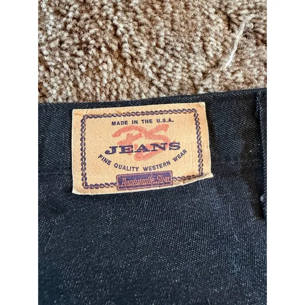 Vintage Panhandle Slim Southwestern Embroidered High-Waisted Pants Pleated - Image 4