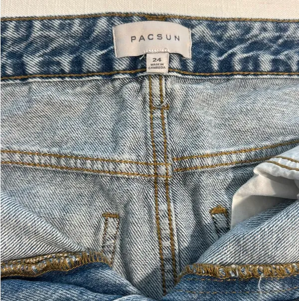 PacSun Denim Skirt Distressed - Image 2