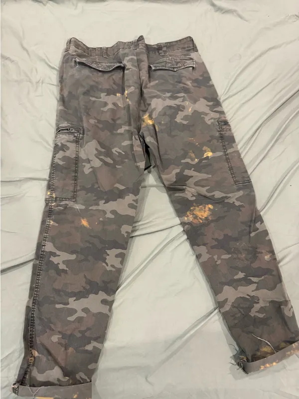 George camo cargo pants with yellow Multiple Size 32 - Image 2