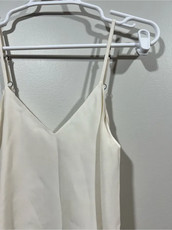 Alice & Olivia White Asymmetrical Tank Top - Image 2