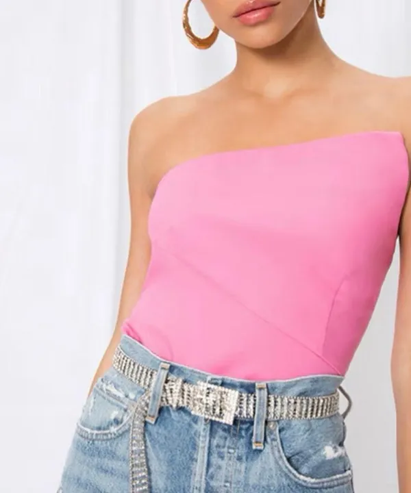 superdown Pink Corset Top - Image 2