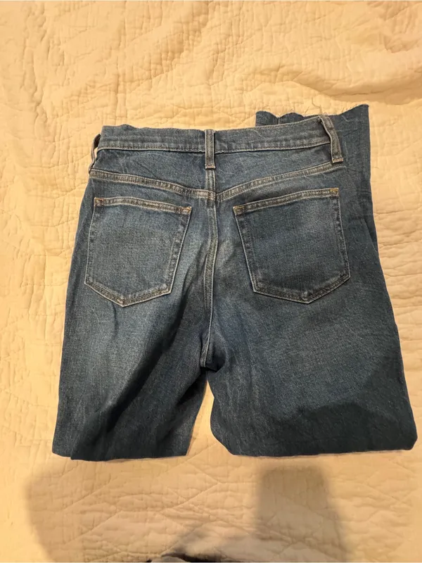 Dark Blue Women's Denim Jeans JCrew straight size 25 - Image 4