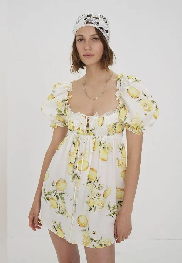 For Love and Lemons Serafina Mini Dress - Image 5
