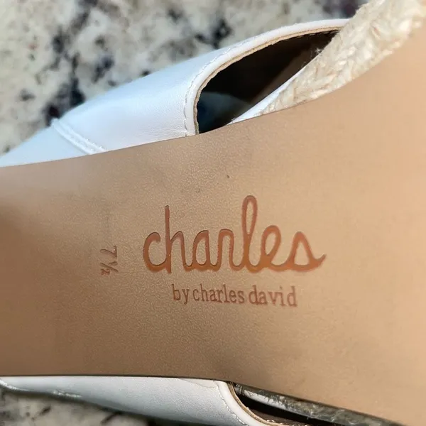 Charles By Charles David Womens Index Espadrille Platform Sandals White Size 7.5 - Image 6