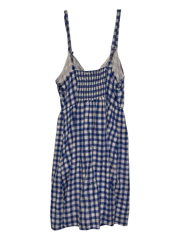 Old Navy Blue & White Gingham Sundress – Size 8 – EUC - Image 3