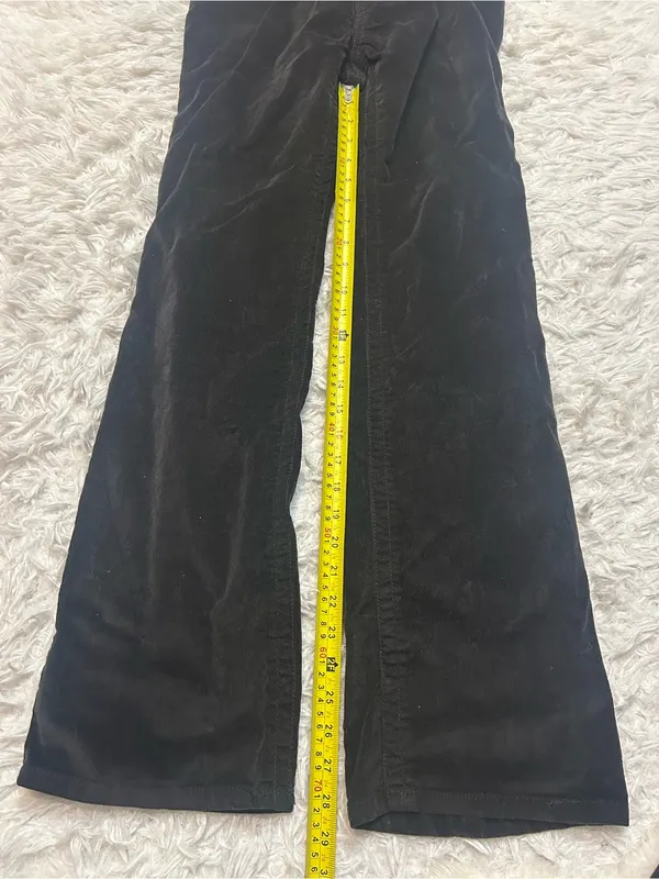 Motherhood Maternity black bootcut corduroy pants woman’s size small - Image 5