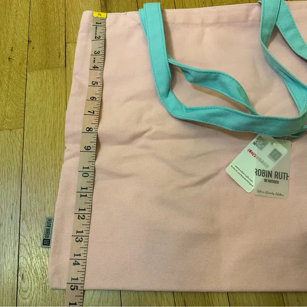 Orlando Pink and Blue Tote Bag - Image 4