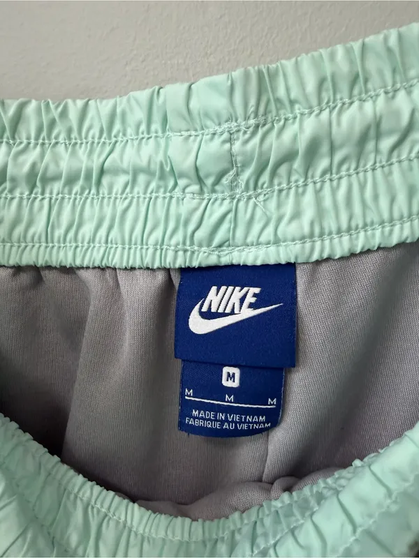 Nike Women's Gray & Mint Green Athletic Running Shorts Size M - Image 6
