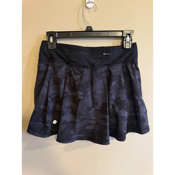 Lululemon Camo Athletic Skirt Shorts Tennis Golf Running‎ Workout Women's - Image 2