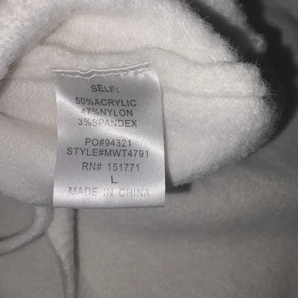 Le Lis Women's White Sweater With Ties Large - Image 4