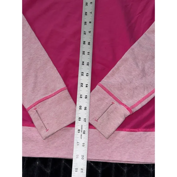Lululemon Women's Voyage Pullover‎ Heathered Pink Size 4 - Image 8