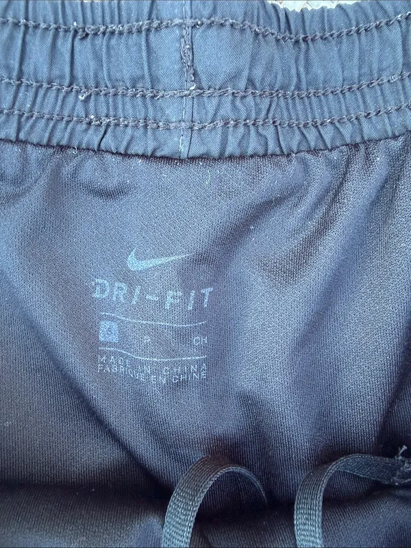 Nike Black Athletic Shorts with White Accents - Image 2