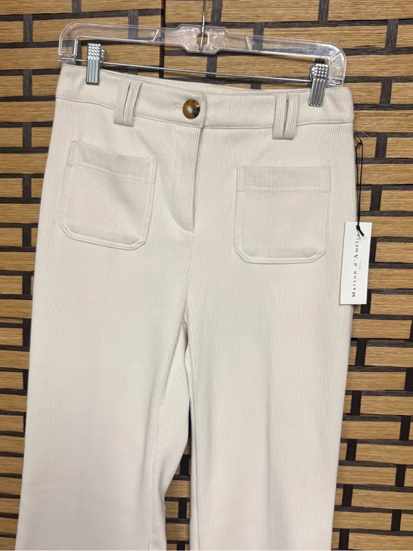 Maison d’ Amelie beige corded pants size 2 - Image 3