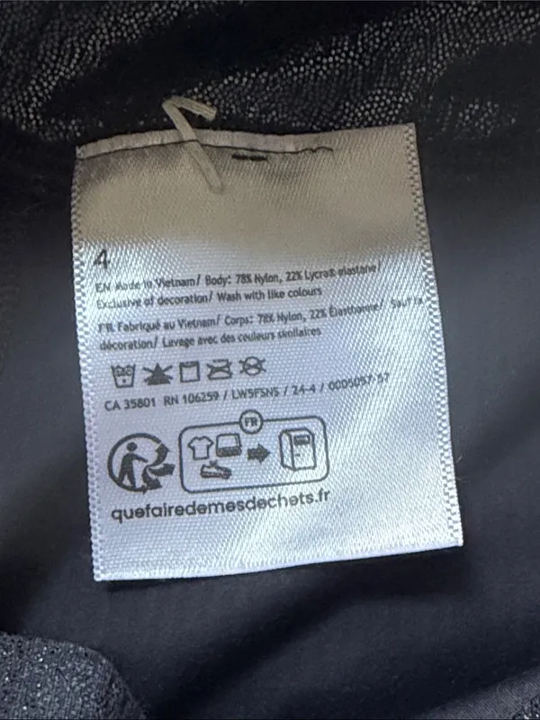 lululemon athletica Metallic Black High-Rise Ribbed Leggings - Image 2