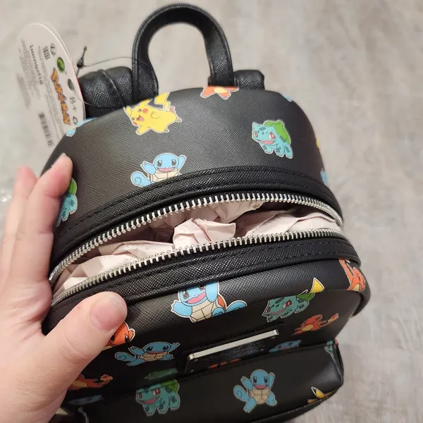 NWT Disney Pokemon Starters Loungefly Mini Backpack - Image 3