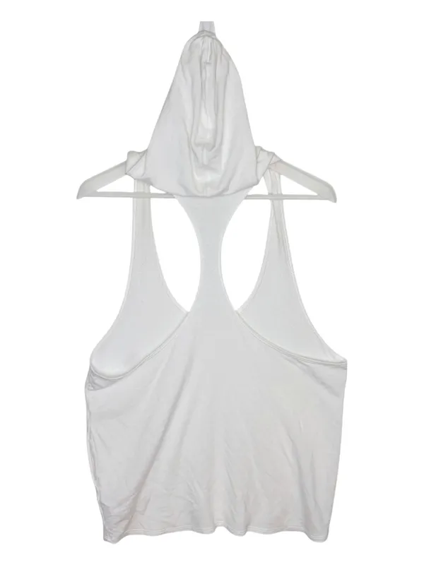 FP Movement White Hooded Sleeveless Tank Top XS - Image 2