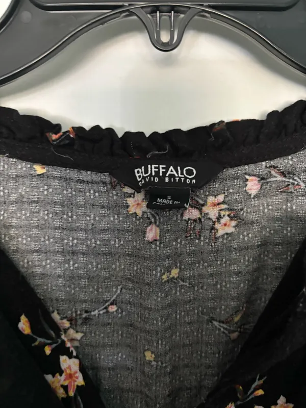 Buffalo Black floral top - Image 3