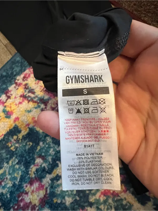 Gymshark black leggings small - Image 4