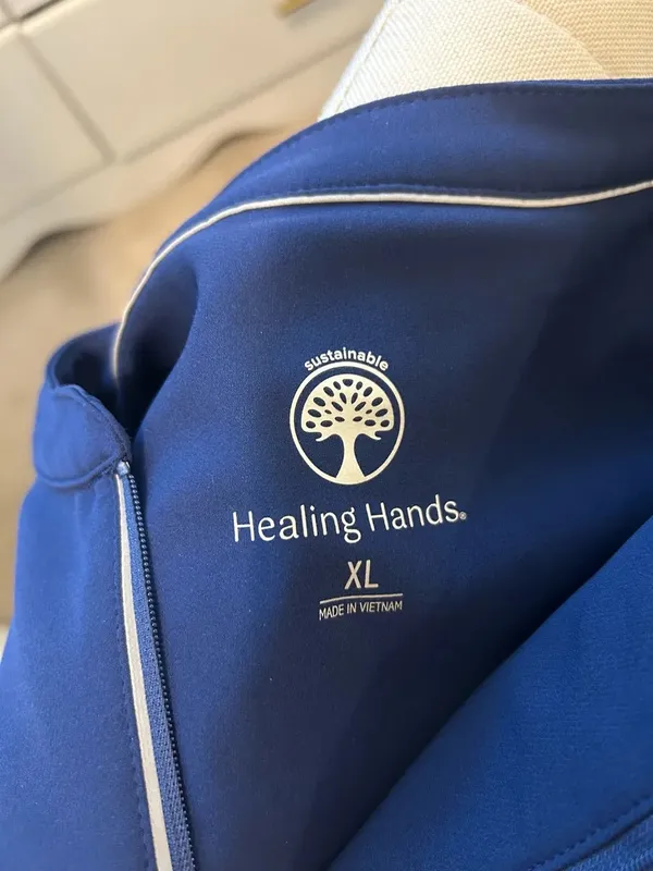 Healing Hands Scrub Top Women’s - Image 2
