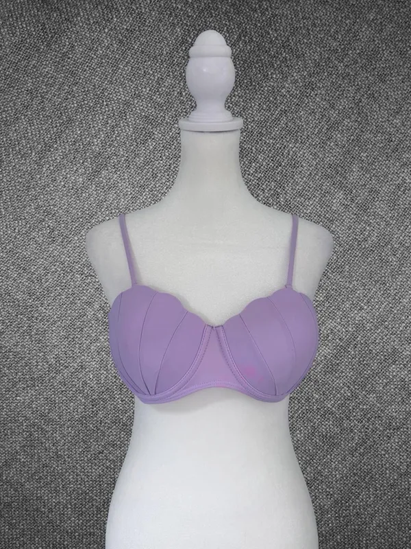 Lavender Shell Underwire Bikini Set Size Medium Purple - Image 2