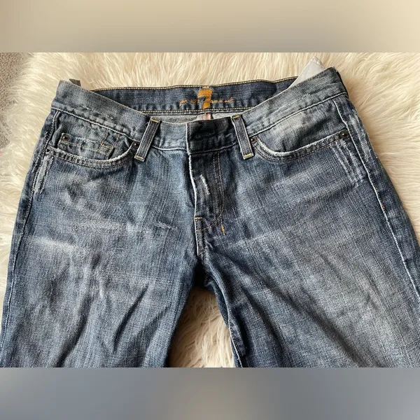 198.00 7 FOR ALL MANKIND jeans sz 29 Y2K NWOT - Image 3