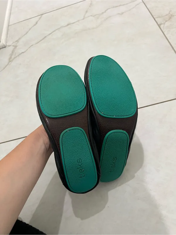 Tieks Black Nappa Leather Ballet Flats Size 10 US $210 - Image 6