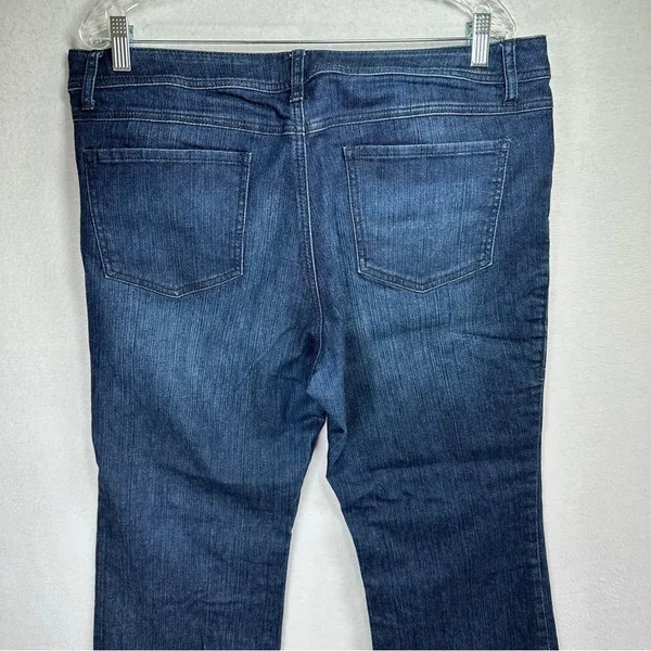 Cabi Blue Jeans Womens 16 Denim Flare 511R Stretchy Dark Wash Comfort Pants - Image 6