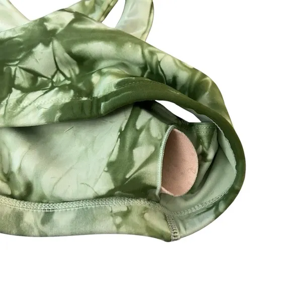 Balance Athletica Vitality Womens M Core Sports Bra Rio Green Tie Dye Padded New - Image 9