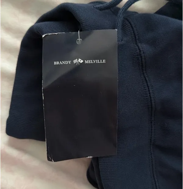 Brandy Melville Navy Blue Sweatshorts - Image 5