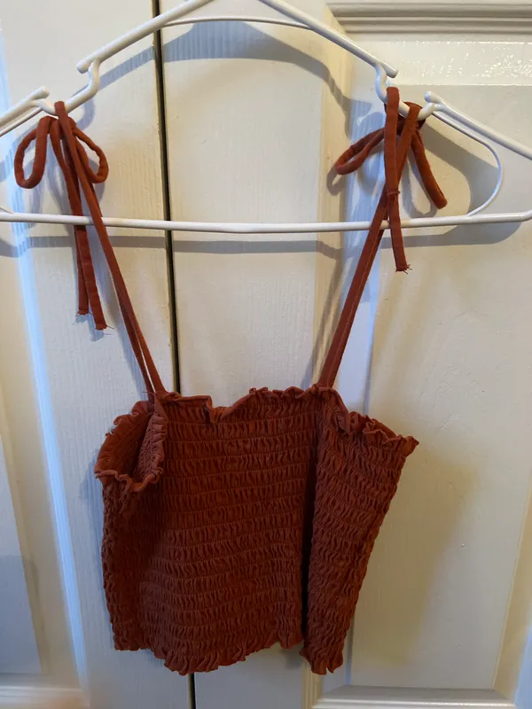 Wild Fable Orange Crop Tank - Image 2