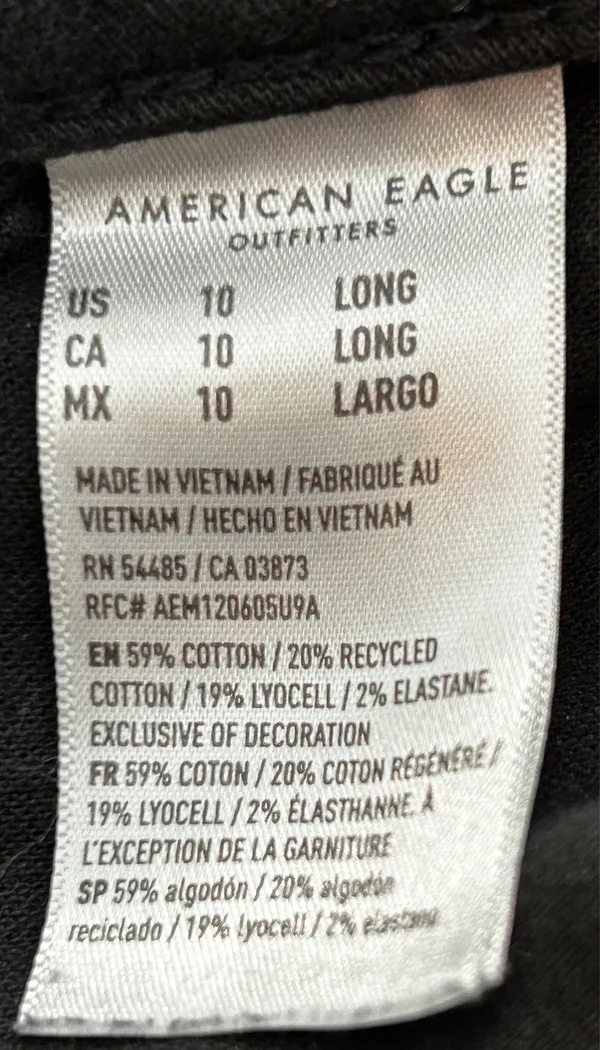 American Eagle Black Skinny Pants - Image 4
