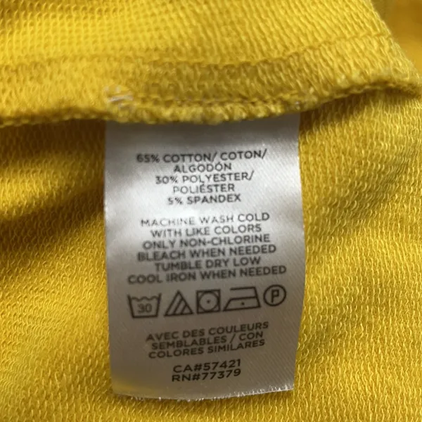 New Ann Taylor Lemon Shade Ruffle Sweatshirt Yellow - Image 7