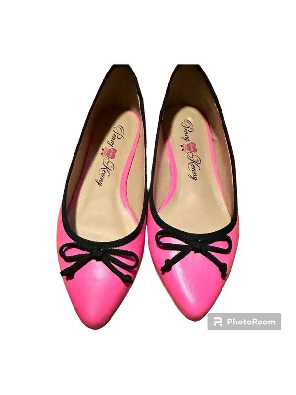 Penny Loves Kenny Attack Pink Ballet Flats - Image 8
