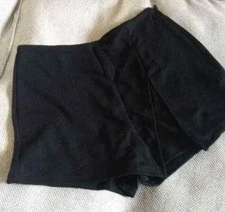 Skort With Thigh Split Black Size M - Image 4